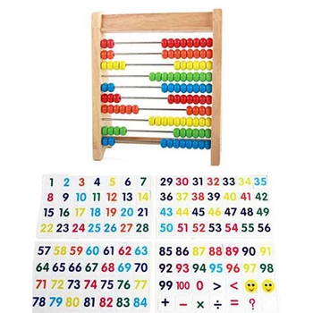 Учебные пособия для детей по арифметике, рамка для расчетов, учебный инструмент Abacus, обучающая рамка