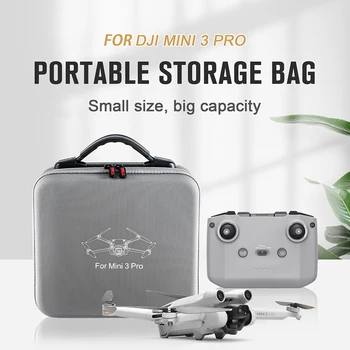 Портативная сумка через плечо для DJI Mini 3 Pro, сумка для хранения, сумка из искусственной кожи, водонепроницаемый чехол для DJI Mini 3 Pro, аксессуары для радиоуправляемого дрона