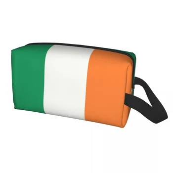 Ирландский Флаг Косметичка Для Макияжа Женский Дорожный Косметический Органайзер Милые Сумки Для Хранения Туалетных Принадлежностей