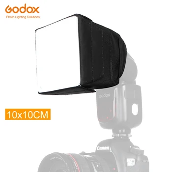 GODOX SB1010 10*10 см Софтбокс Универсальный Складной Speedlight Softbox Рассеиватель Вспышки Камеры Speedlite