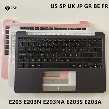 Новая клавиатура США/Великобритании/Испании/Французского/немецкого/Японского/бельгийского языков Для ноутбука ASUS E203 E203N E203NA E203S E203A C крышкой