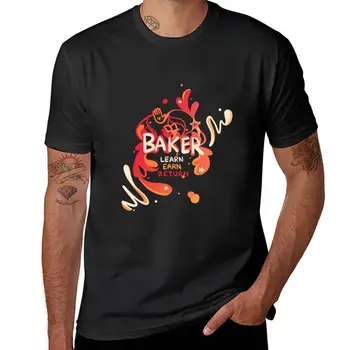 Новая футболка Baker Splash Light, футболки на заказ, обычная футболка, футболки больших размеров, мужская одежда