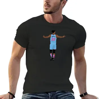 Новая футболка Джимми Батлера, рубашка с животным принтом для мальчиков, футболки оверсайз, футболки больших размеров, мужские футболки в упаковке