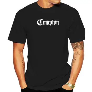 Compton California GOTHIC Eazy E NWA Dr Dre Rechte Outta COMPTON Крутая футболка Модные футболки Slim Fit O-hals cool Top Tee