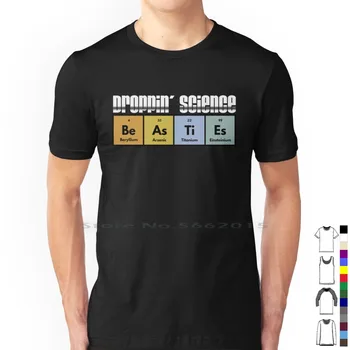 Футболка Droppin'-Science из 100% хлопка для мальчиков 3mta3 Science Chemistry, короткая футболка с длинным рукавом от Chemiscal