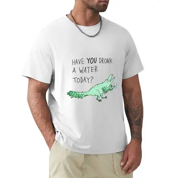 Увлажняющая футболка с динозавром, быстросохнущая рубашка, Блузка, футболки оверсайз, мужские футболки