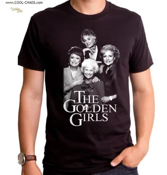 Футболка Golden Girls Черно-белая Golden Girls Tribute Men &aposs Tee