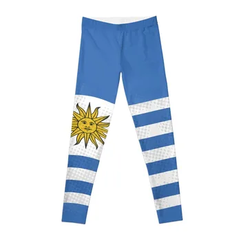 Дизайн с развевающимся флагом Аргентины для леггинсов Word Cup, брюк для бега трусцой, женских леггинсов, спортивной одежды для спортзала, женских леггинсов
