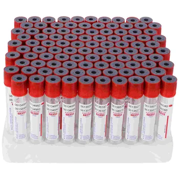 Одноразовые пробирки для сбора крови Лабораторное оборудование Стеклянные пробирки отрицательного давления Вакуумный коллектор Клеевая головка