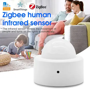 Приложение для управления датчиком человеческого тела Zigbee3.0 Wireless Mini С системой домашней безопасности Zigbee Gateway Smart Pir Motion Sensor