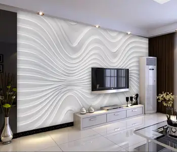 Пользовательские Фотообои Европейская абстрактная кривая ТВ Фон Настенная Живопись Обои для Гостиной Отель 3D Фреска домашний Декор
