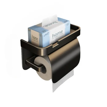 Космический алюминиевый стеллаж для хранения коробки туалетной бумаги, настенный ящик для туалетной бумаги, стеллаж для рулонной бумаги без перфорации, водонепроницаемый