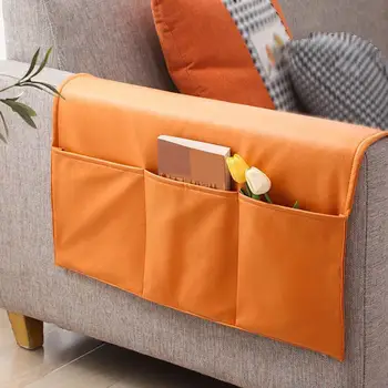 Водонепроницаемый чехол для диванного подлокотника, полотенце, защита от царапин, Подвесная сумка для дивана, защитный чехол для дивана с несколькими сетками, сумка для хранения в гостиной