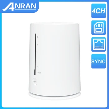 ANRAN WiFi 4-канальный мини-беспроводной видеорегистратор для ARCCTV, Wifi Камера, Солнечная Батарея, Камера, Синхронизация хранения SD-карты