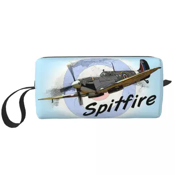 Косметичка Spitfire для женщин Косметический органайзер для путешествий Модные сумки для хранения туалетных принадлежностей пилота истребителя Supermarine