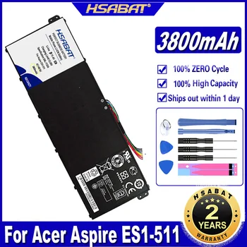HSABAT AC14B18J AC14B13J 3800 мАч Аккумулятор для ноутбука Acer Aspire ES1-511 ES1-512 V3-111P CB3-531 311 TravelMate B115 B116 MS2394