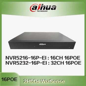 Сетевой Видеомагнитофон WizSense Dahua Smart NVR NVR5216-16P-EI NVR5232-16P-EI 16Ch 32 Ch 1U 16PoE 2HDDs