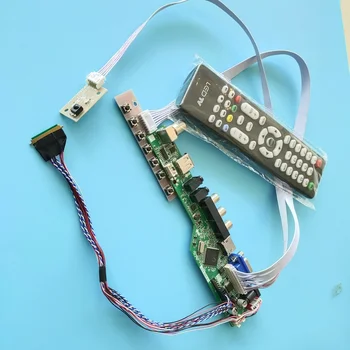 комплект для N173HGE-L21 40pin LVDS Экранная панель USB TV AV пульт дистанционного управления VGA Плата контроллера драйвер 17,3 