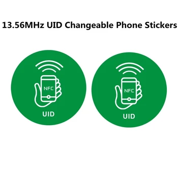 10ШТ 13,56 МГц S50 Записываемый IC UID С Защитой От Металлических Помех Мультяшные Бирки Телефонные Наклейки Бесконтактная Карта Этикетка Для RFID NFC Копировального Аппарата