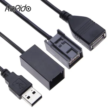 Автомобильный USB-интерфейсный кабель-адаптер для Honda Civic Radio MP3 Удлинитель для зарядки и передачи данных для Mitsubishi Outlander ASX