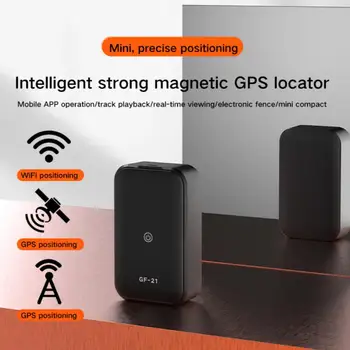 Предотвращение потери голосового управления Трекер Sim-Позиционер Черный Мини-автомобиль Автомобильный GPS-локатор Gf21 Отслеживание в режиме реального времени Gps-локатор Wifi