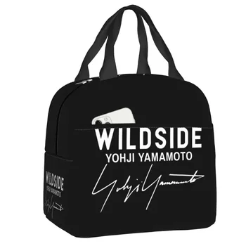 WILDSIDE Yohji Yamamoto Изолированный ланч-бокс для женщин, портативный термосумка-холодильник, сумка для ланча, контейнер для школьной еды и пикника, сумка-тоут