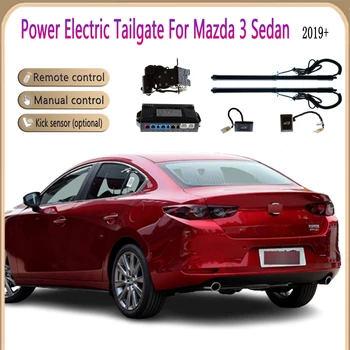 Для Mazda 3 Седан 2019 + Умная дверь багажника с электроприводом, автоматическая задняя дверь багажника с дистанционным управлением, датчик удара опционально